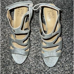 Naturalizer Silver Heels